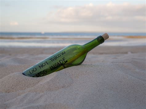 message in a bottle wikipedia.